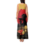 Australia Two-up Pennies ANZAC Day Tank Maxi Dress Slouch Hat Last Post With Poppy
