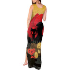 Australia Two-up Pennies ANZAC Day Tank Maxi Dress Slouch Hat Last Post With Poppy