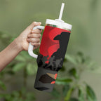 Australia Two-up Pennies ANZAC Day Tumbler With Handle Slouch Hat Last Post With Poppy