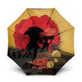 Australia Two-up Pennies ANZAC Day Umbrella Slouch Hat Last Post With Poppy