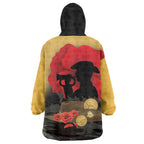 Australia Two-up Pennies ANZAC Day Wearable Blanket Hoodie Slouch Hat Last Post With Poppy