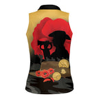 Australia Two-up Pennies ANZAC Day Women Sleeveless Polo Shirt Slouch Hat Last Post With Poppy