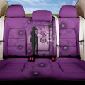 Australia Animals ANZAC Day Back Car Seat Cover Lest We Forget The Animals Too Purple Poppy