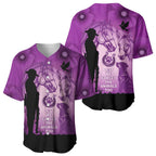 Australia Animals ANZAC Day Baseball Jersey Lest We Forget The Animals Too Purple Poppy