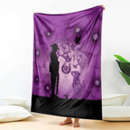 Australia Animals ANZAC Day Blanket Lest We Forget The Animals Too Purple Poppy