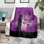 Australia Animals ANZAC Day Blanket Lest We Forget The Animals Too Purple Poppy