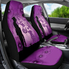 Australia Animals ANZAC Day Car Seat Cover Lest We Forget The Animals Too Purple Poppy