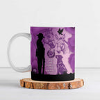 Australia Animals ANZAC Day Ceramic Mug Lest We Forget The Animals Too Purple Poppy