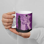Australia Animals ANZAC Day Ceramic Mug Lest We Forget The Animals Too Purple Poppy