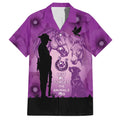 Australia Animals ANZAC Day Hawaiian Shirt Lest We Forget The Animals Too Purple Poppy