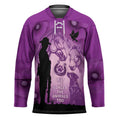 Australia Animals ANZAC Day Hockey Jersey Lest We Forget The Animals Too Purple Poppy