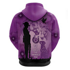 Australia Animals ANZAC Day Hoodie Lest We Forget The Animals Too Purple Poppy