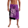 Australia Animals ANZAC Day Lavalava Lest We Forget The Animals Too Purple Poppy
