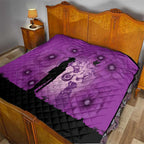 Australia Animals ANZAC Day Quilt Lest We Forget The Animals Too Purple Poppy