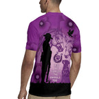 Australia Animals ANZAC Day Rugby Jersey Lest We Forget The Animals Too Purple Poppy