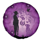 Australia Animals ANZAC Day Spare Tire Cover Lest We Forget The Animals Too Purple Poppy