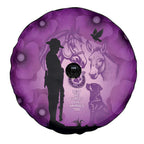 Australia Animals ANZAC Day Spare Tire Cover Lest We Forget The Animals Too Purple Poppy