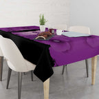 Australia Animals ANZAC Day Tablecloth Lest We Forget The Animals Too Purple Poppy