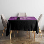 Australia Animals ANZAC Day Tablecloth Lest We Forget The Animals Too Purple Poppy