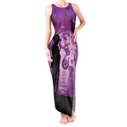 Australia Animals ANZAC Day Tank Maxi Dress Lest We Forget The Animals Too Purple Poppy