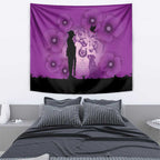 Australia Animals ANZAC Day Tapestry Lest We Forget The Animals Too Purple Poppy