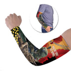 New Zealand and Australia ANZAC Day Arm Sleeves Sliver Fern Kakapo With Golden Wattle Kangaroo - Aussie Hoodie