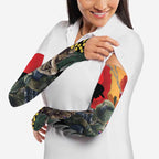New Zealand and Australia ANZAC Day Arm Sleeves Sliver Fern Kakapo With Golden Wattle Kangaroo - Aussie Hoodie