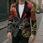 New Zealand and Australia ANZAC Day Blazer Sliver Fern Kakapo With Golden Wattle Kangaroo - Aussie Hoodie