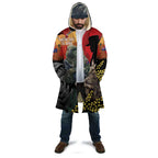 New Zealand and Australia ANZAC Day Cloak Sliver Fern Kakapo With Golden Wattle Kangaroo - Aussie Hoodie
