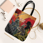 New Zealand and Australia ANZAC Day Tote Bag Sliver Fern Kakapo With Golden Wattle Kangaroo - Aussie Hoodie