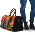 New Zealand and Australia ANZAC Day Travel Bag Sliver Fern Kakapo With Golden Wattle Kangaroo - Aussie Hoodie
