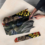New Zealand and Australia ANZAC Day Umbrella Sliver Fern Kakapo With Golden Wattle Kangaroo - Aussie Hoodie