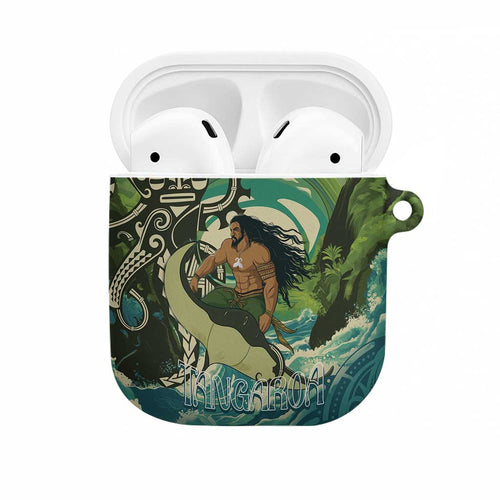 Aotearoa Tangaroa Atua AirPods Case New Zealand God Of The Ocean - Aussie Hoodie