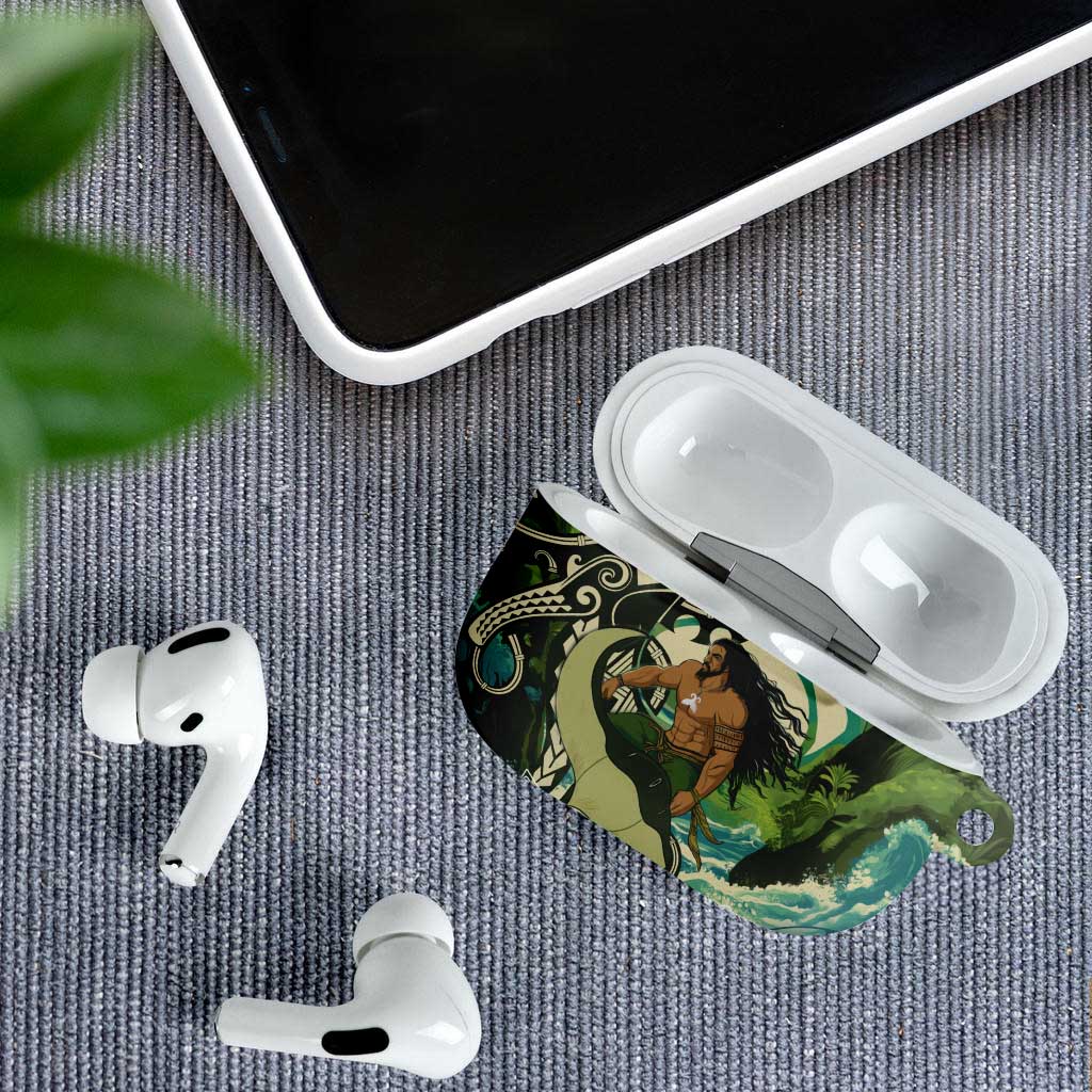 Aotearoa Tangaroa Atua AirPods Case New Zealand God Of The Ocean - Aussie Hoodie