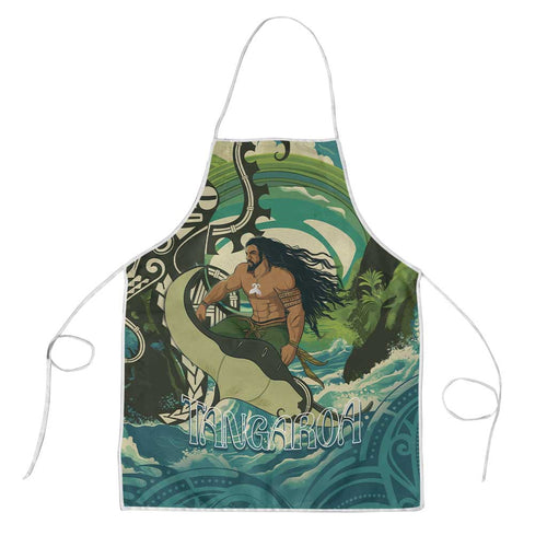 Aotearoa Tangaroa Atua Apron New Zealand God Of The Ocean - Aussie Hoodie