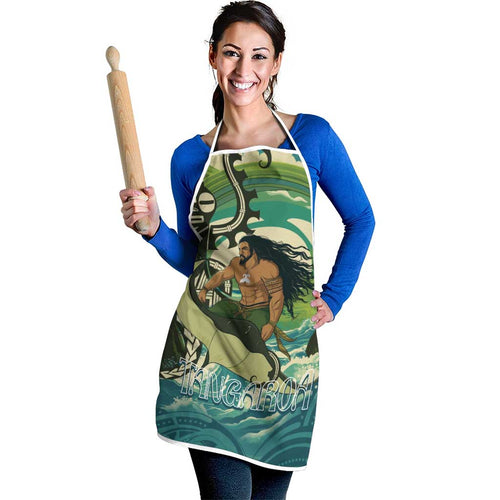 Aotearoa Tangaroa Atua Apron New Zealand God Of The Ocean - Aussie Hoodie