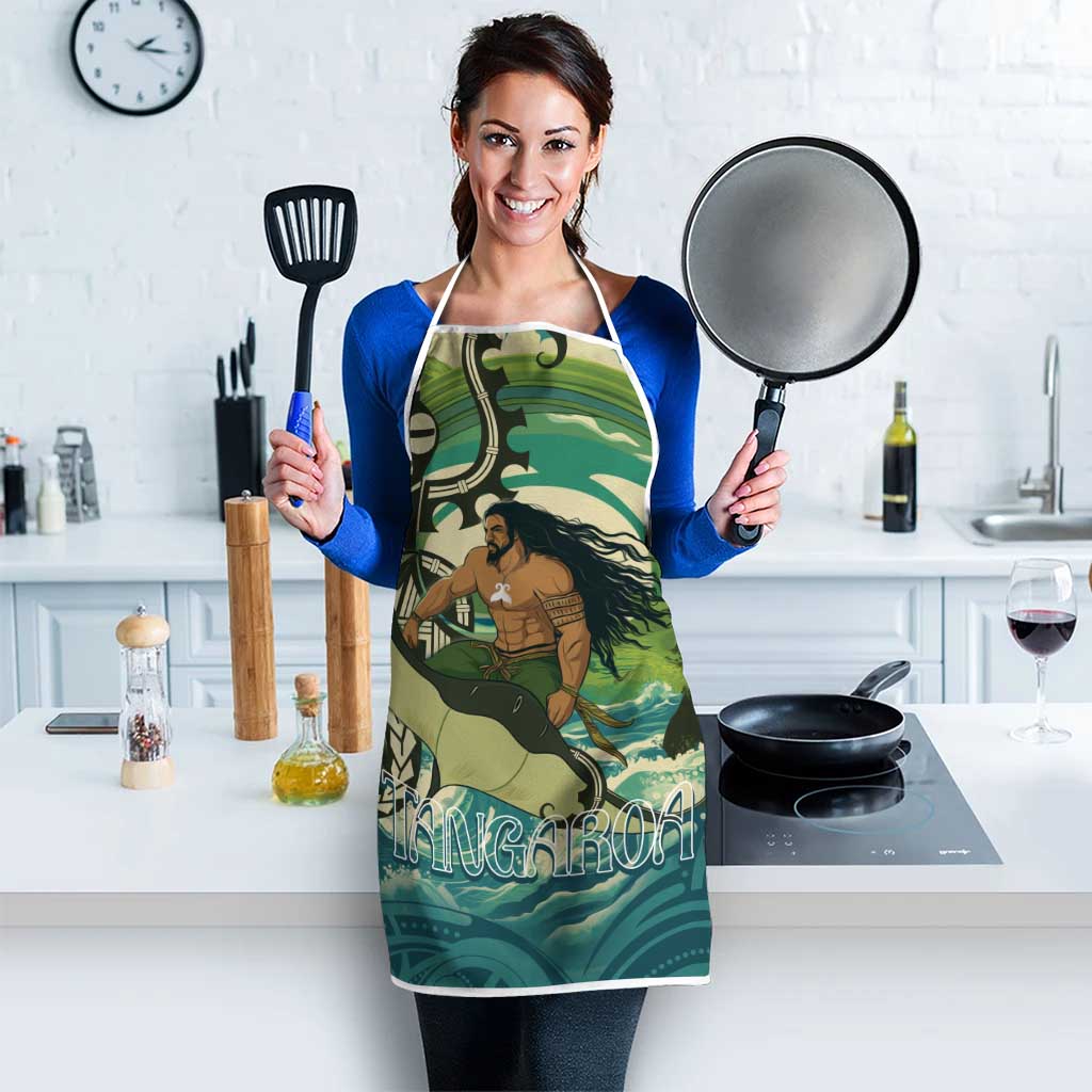 Aotearoa Tangaroa Atua Apron New Zealand God Of The Ocean - Aussie Hoodie