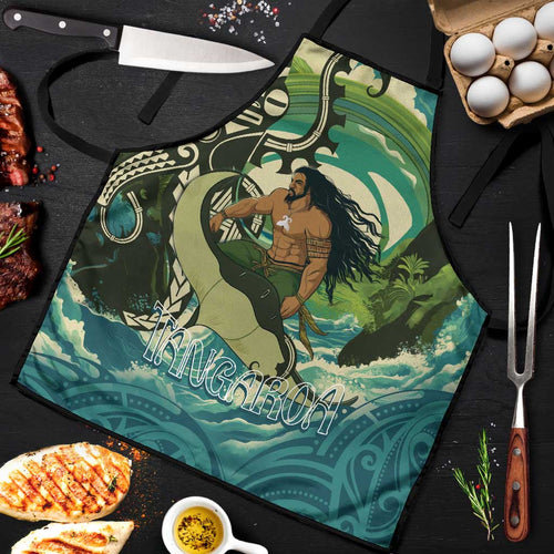 Aotearoa Tangaroa Atua Apron New Zealand God Of The Ocean - Aussie Hoodie