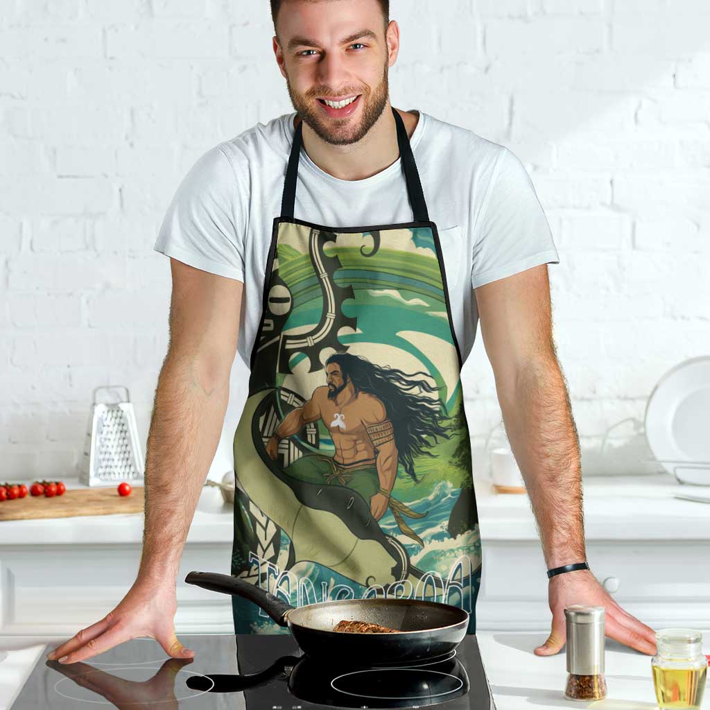 Aotearoa Tangaroa Atua Apron New Zealand God Of The Ocean - Aussie Hoodie
