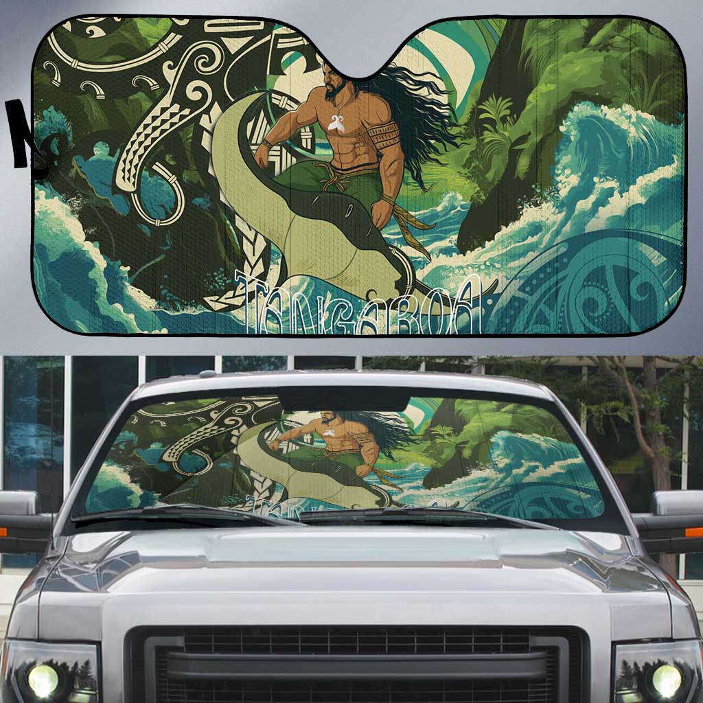 Aotearoa Tangaroa Atua Auto Sun Shade New Zealand God Of The Ocean - Aussie Hoodie