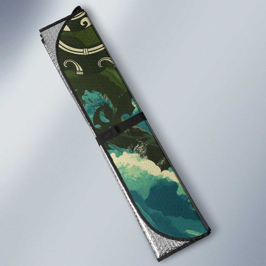 Aotearoa Tangaroa Atua Auto Sun Shade New Zealand God Of The Ocean - Aussie Hoodie