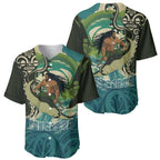 Aotearoa Tangaroa Atua Baseball Jersey New Zealand God Of The Ocean