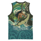 Aotearoa Tangaroa Atua Basketball Jersey New Zealand God Of The Ocean - Aussie Hoodie