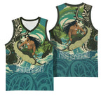 Aotearoa Tangaroa Atua Basketball Jersey New Zealand God Of The Ocean - Aussie Hoodie