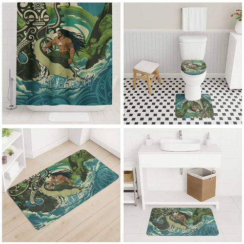Aotearoa Tangaroa Atua Bathroom Set New Zealand God Of The Ocean - Aussie Hoodie
