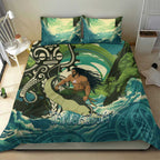 Aotearoa Tangaroa Atua Bedding Set New Zealand God Of The Ocean