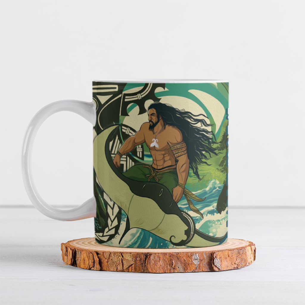 Aotearoa Tangaroa Atua Ceramic Mug New Zealand God Of The Ocean - Aussie Hoodie