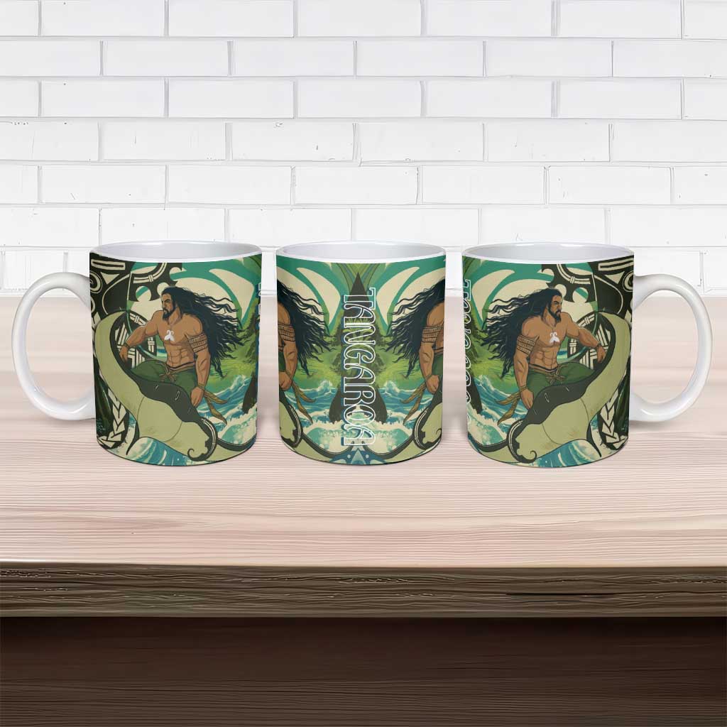 Aotearoa Tangaroa Atua Ceramic Mug New Zealand God Of The Ocean - Aussie Hoodie