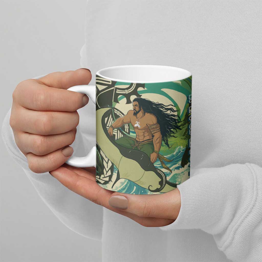 Aotearoa Tangaroa Atua Ceramic Mug New Zealand God Of The Ocean - Aussie Hoodie