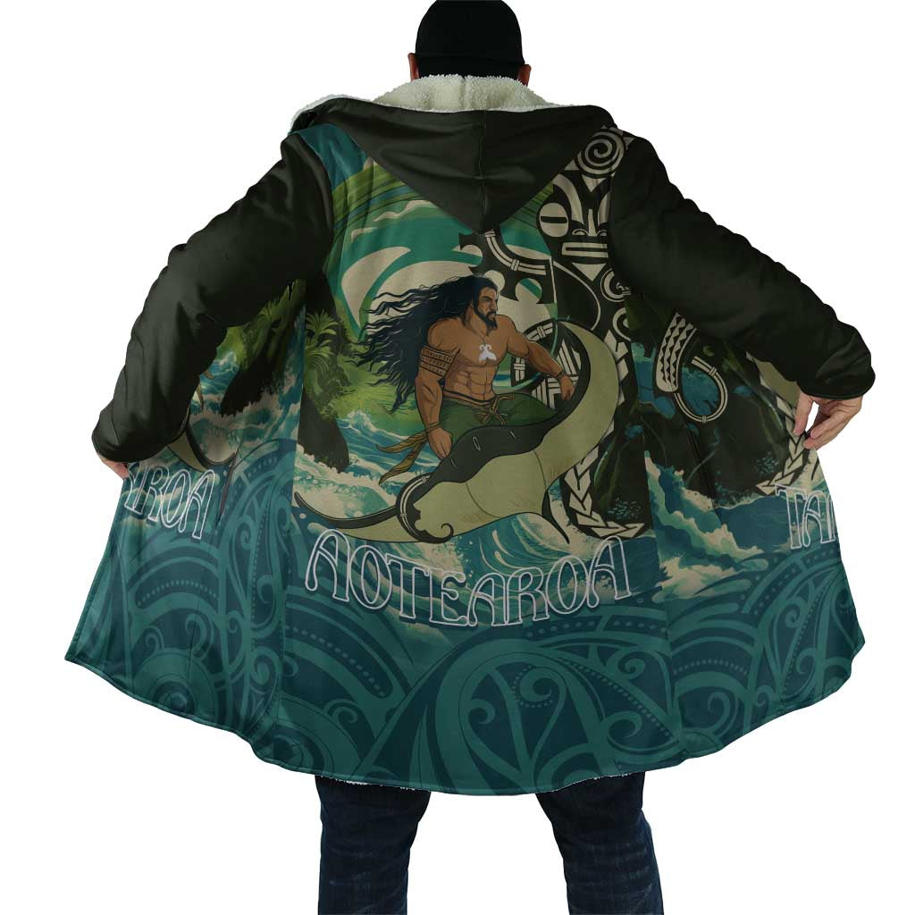 Aotearoa Tangaroa Atua Cloak New Zealand God Of The Ocean - Aussie Hoodie